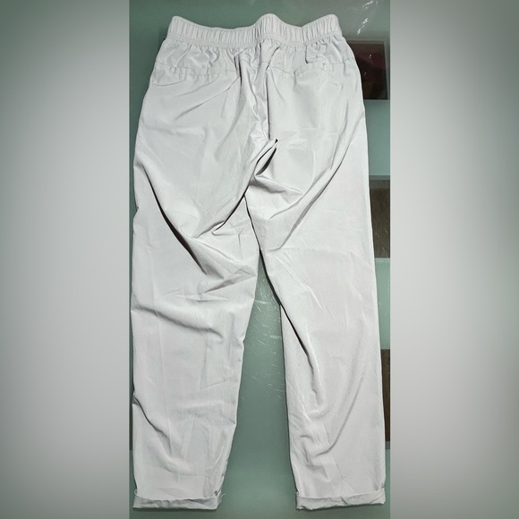 Apana Putty Grey Paperbag High Waist Belted Pants Size S - Picture 6 of 8